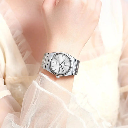 POEDAGAR Elegant Quartz Women’s Watches Waterproof Luminous Date Week Ladies Watch Stainless Steel Fashion Woman Wristwatch Gift