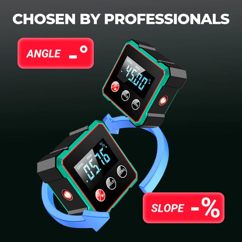 🎁🎁2025 Hot Sale 49% OFF💥Magnetic Digital Angle Finder with Electronic Laser